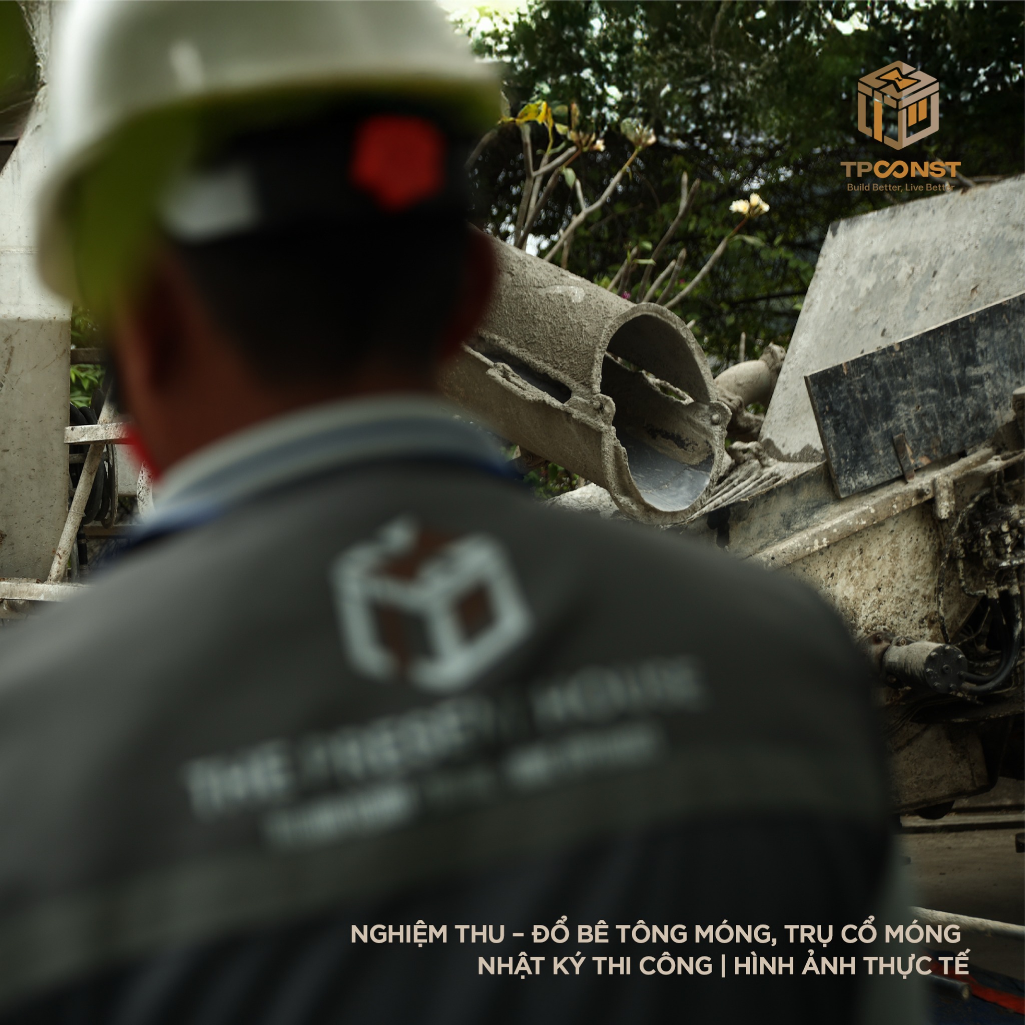 Engineer talking